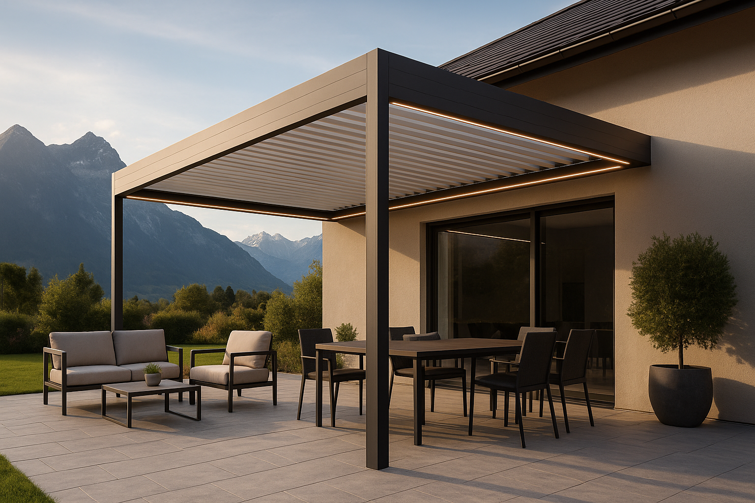 Installation Pergola Monthey